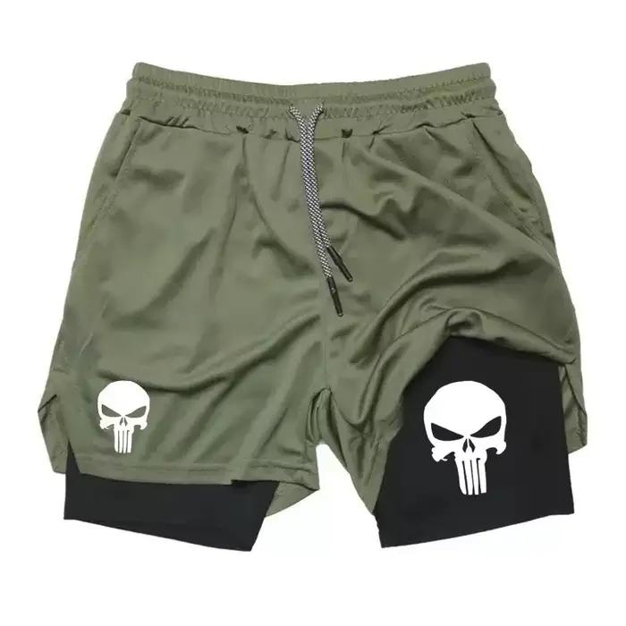Short de Performance 2 en 1 pour hommes, nouveau short de sport à séchage rapide avec poche pour tél