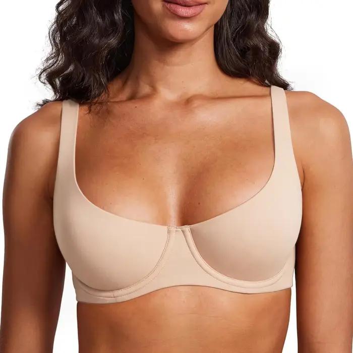 Soutien-gorge sans couture pour femme, sensation seconde peau, avec armatures, sans rembourrage, en 