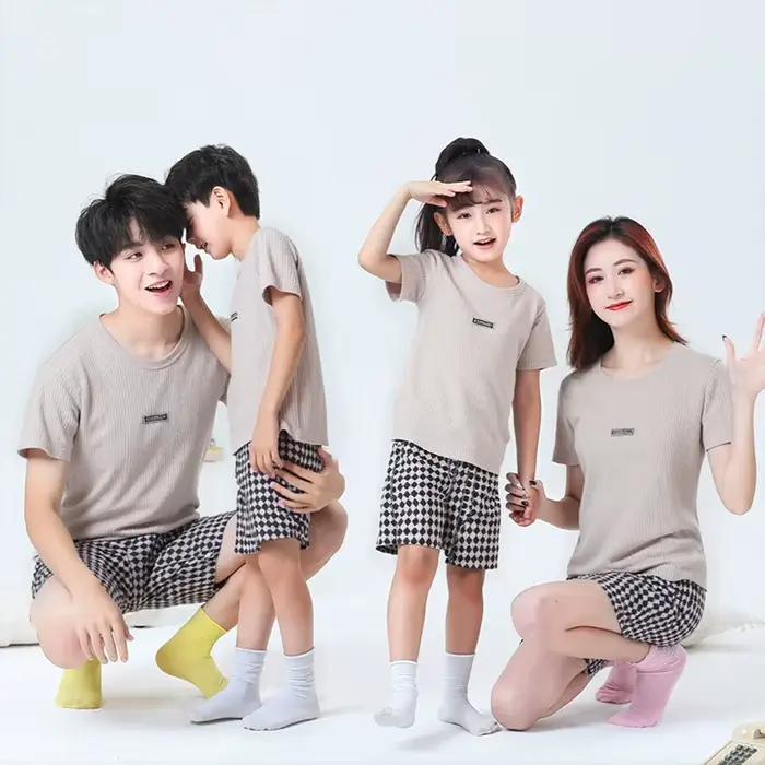 Ensembles de pyjamas pour garçons 4 à 5 6 7 8 9 10 11 12 13 14 16 ans coton doux à manches courtes ensemble de pyjamas pour tout-petits pyjamas d'astronaute bleu