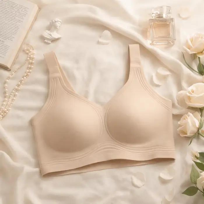 Soutien-gorge sans fil ajustable style débardeur push-up pour femme, lingerie grande taille anti-affaissement, soutien-gorge sans couture pour le yoga