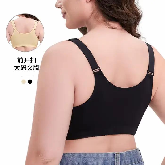 Soutien-gorge grande taille 36-52, bonnet A-G, à armatures, couverture complète, fermeture frontale en dentelle, bretelles réglables, Lingerie Sexy pour femmes