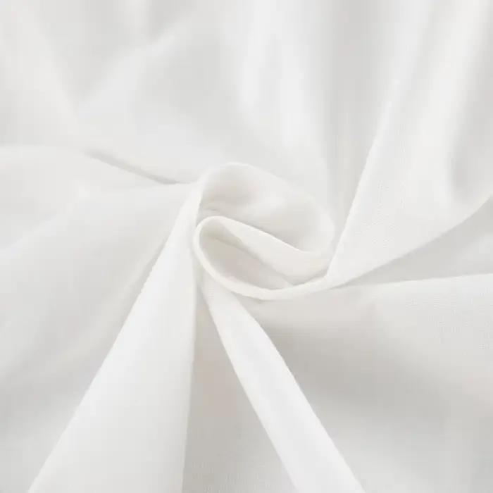 Robe de nuit d'été blanche 2026 pour femme, décontractée, 100 % coton, ample, respirante, confortable, pour la maison, avec lien ajustable