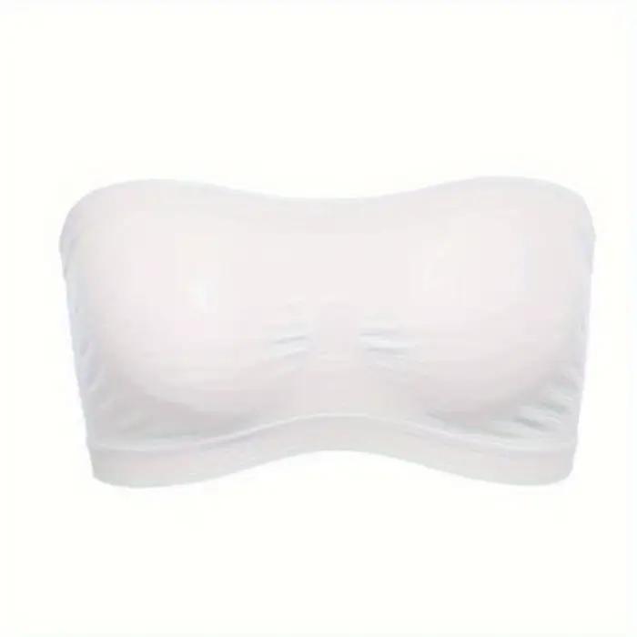 Soutien-gorge Bandeau sans bretelles pour femmes, doux, extensible, respirant, maille sans couture, sans armatures, confortable, vêtements d'été quotidiens et de cérémonie