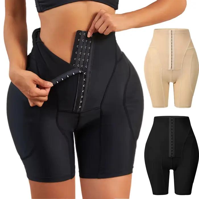 Culotte rehausseur de fesses pour femmes, vêtement saute-vent sexy, push-up, faux butin, avec coussinets