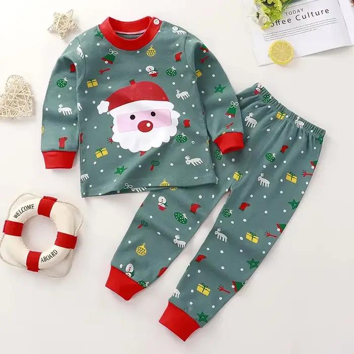 Pyjamas de dessin animé costumes enfants bébé garçons filles printemps vêtements de nuit d'automne vêtements de maison coton automne pantalons longs enfants Pijamas