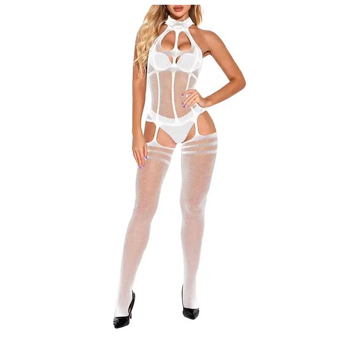 Femmes Lingerie Sexy ensemble de sous-vêtements érotiques ensemble de Lingerie pour femmes ensemble Bralette et culotte en dentelle Lingerie de grossesse Sexy noël