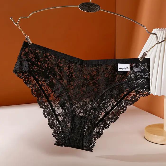 Été Cool Sexy Lingerie Pour Femme D'été Femmes Dentelle Culotte Taille Moyenne Respirant Sexy Femme Lingeries жletiе тру zesки