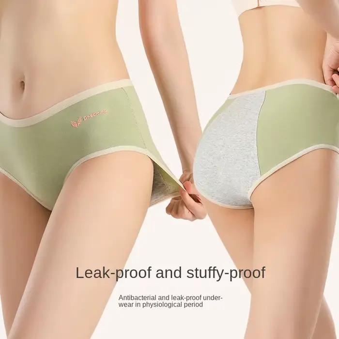 3 pièces/ensemble période menstruelle culottes femmes coton doux étanche période caleçon respirant femme imperméable menstruation Breifs