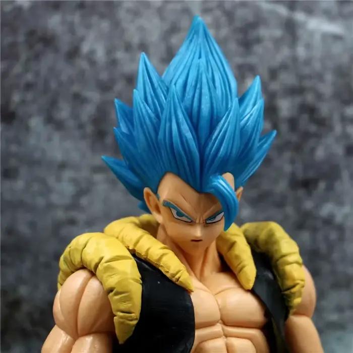 31CM Dragon Ball Z Super Saiyan bleu Gogeta Figure jouets Anime DBZ PVC Figurines Collection modèle bureau décoration cadeaux enfants