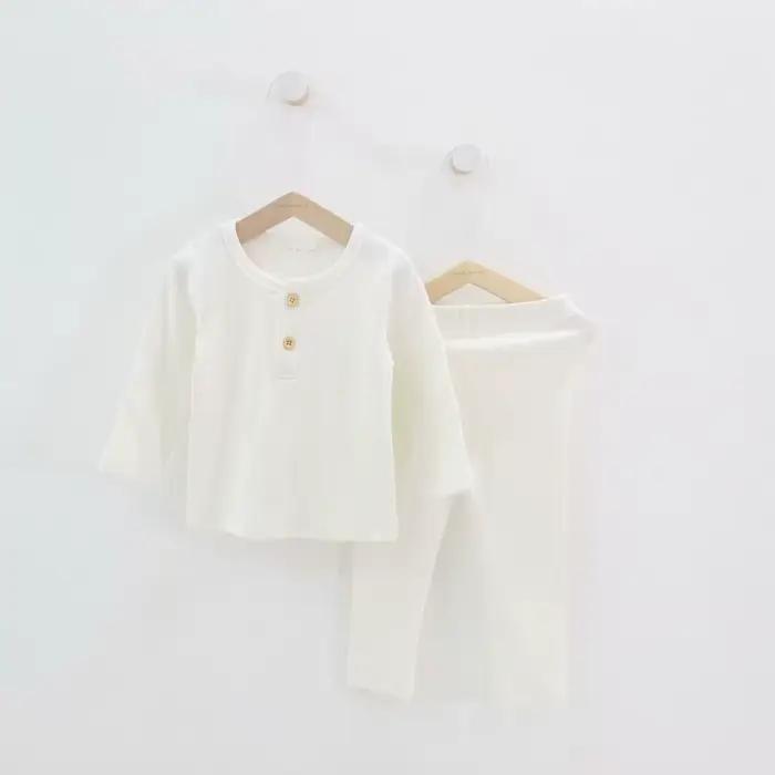 Ensembles de pyjamas en coton pour bébé, vêtements de nuit pour enfants, costume de batterie pour garçons et filles, vêtements d'intérieur trempés, 2 pièces, 1 à 11 ans