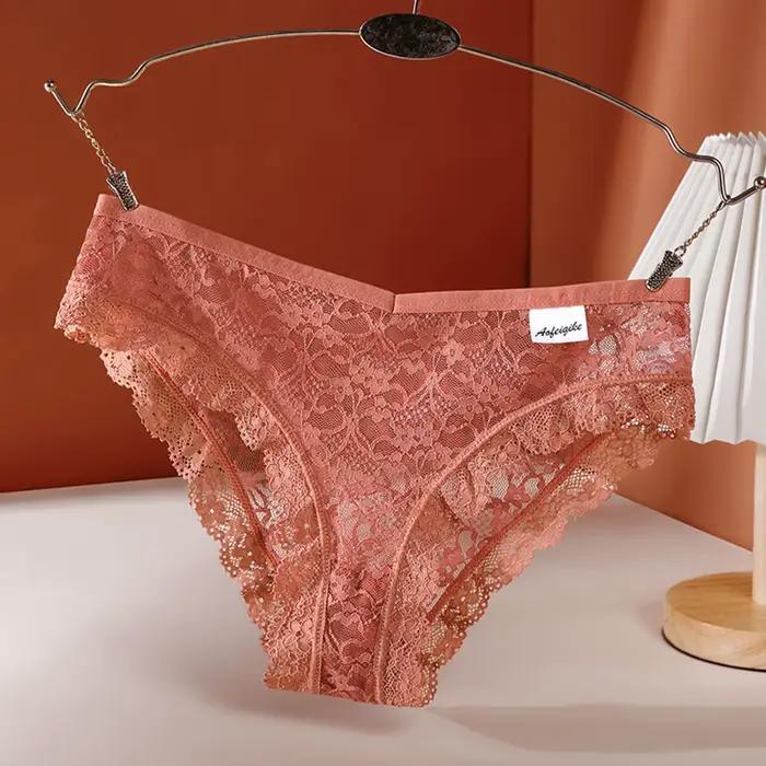 Été Cool Sexy Lingerie Pour Femme D'été Femmes Dentelle Culotte Taille Moyenne Respirant Sexy Femme Lingeries жletiе тру zesки