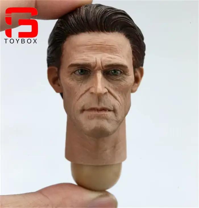 Sculpture de tête masculine européenne et américaine, Hugh Jackman Henry Cavill Arnold, Sculpture de tête adaptée aux poupées corporelles d'action de 12 pouces, 1/6