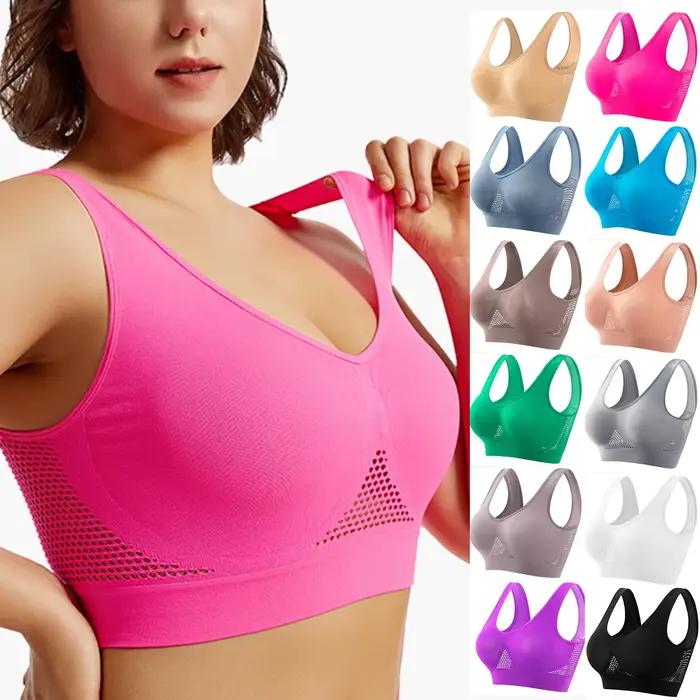 Beau dos soutien-gorge de sport antichoc course Fitness Anti-affaissement Collection supérieure soutien doux haute résistance gilet de Yoga pour femmes