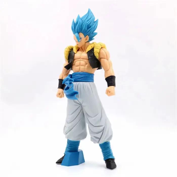 31CM Dragon Ball Z Super Saiyan bleu Gogeta Figure jouets Anime DBZ PVC Figurines Collection modèle bureau décoration cadeaux enfants