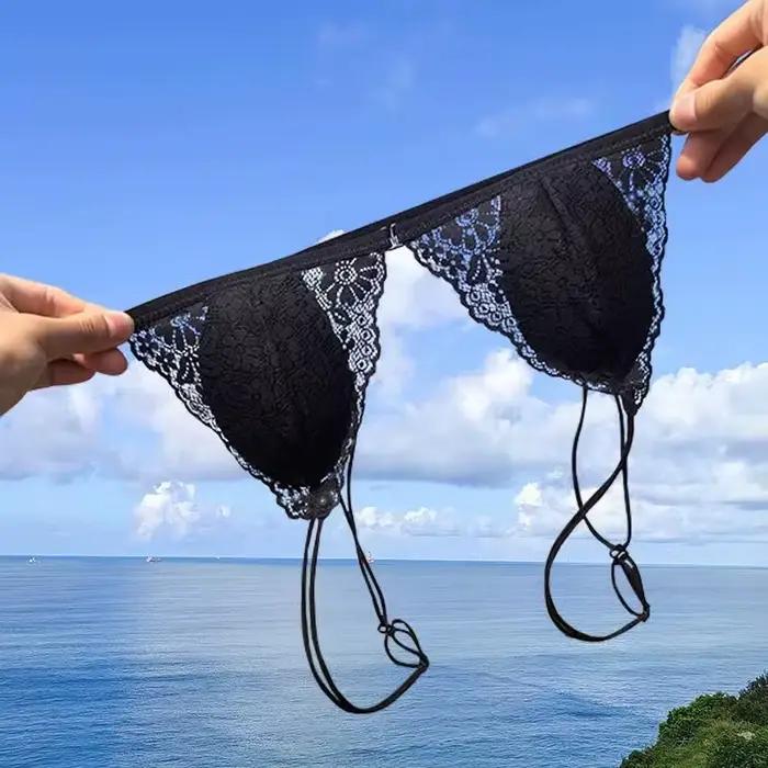 Soutien-gorge bonnet triangulaire pour petite poitrine pour femme, non câblé, style français, bouton avant, beau dos, ultra-fin, sangle en dentelle