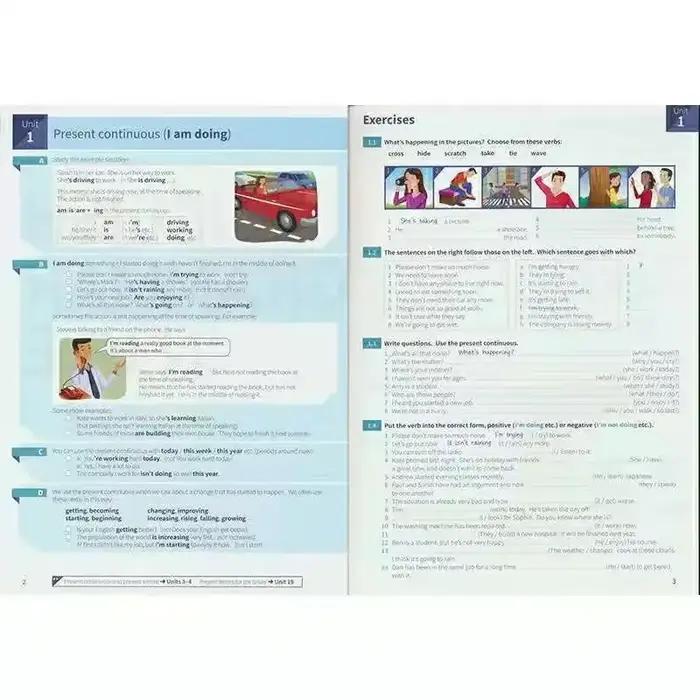 Trois livres professionnels sur la grammaire anglaise de base avancée pour les élèves du collège en préparation à l'anglais