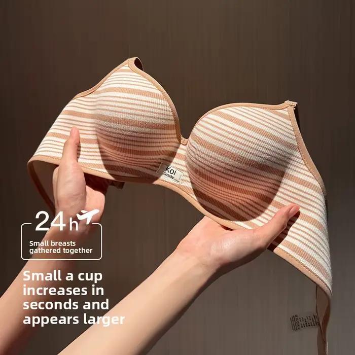 Soutien-gorge push-up instantané pour poitrine petite |   Rembourrage épaissi de 8 cm pour un volume profond et un aspect naturel |   Sans espaces, anti-affaissement, bonnet ABC