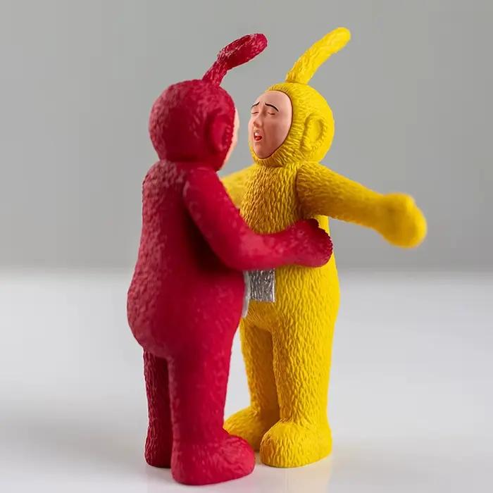 Figurine de collection en vinyle Teletubby parodiant un Minion, jouet de dérision, crossover Titanic, décoration intérieure pour collectionneurs adultes