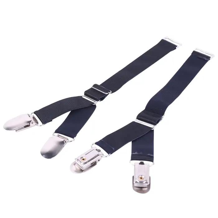 Clips de bretelles pour bas, support de Corset de remplacement, sangles de porte-jarretelles élastiques, Style Y/I, porte-chemise unisexe, attache de chaussettes