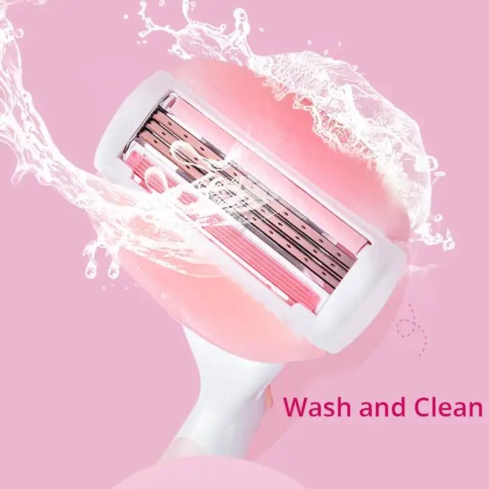 Gillette Venus femmes lame de rasoir 3 couches avec barre de savon lame de rasage lisse dame corps courbe lame remplaçable 3 pièces