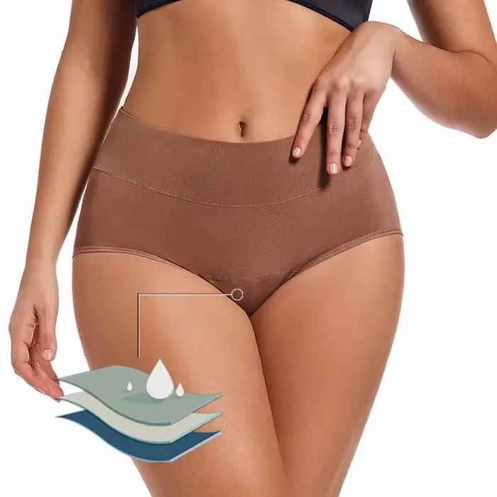3vrstvé menstruační kalhotky Absorpční mateřské Inkontinenční fyziologické prodyšné období nepromokavé dámské spodní prádlo