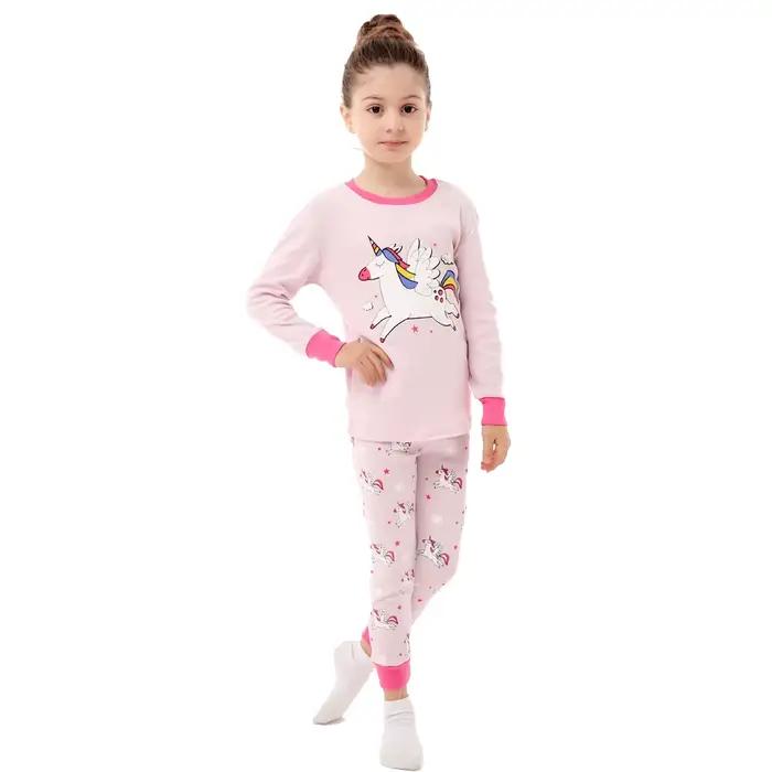 Garçons pyjamas ensembles 2 à 3 4 5 6 7 8 ans coton à manches longues enfant en bas âge garçon Pijama automne hiver enfants ensemble de vêtements de nuit enfants vêtements