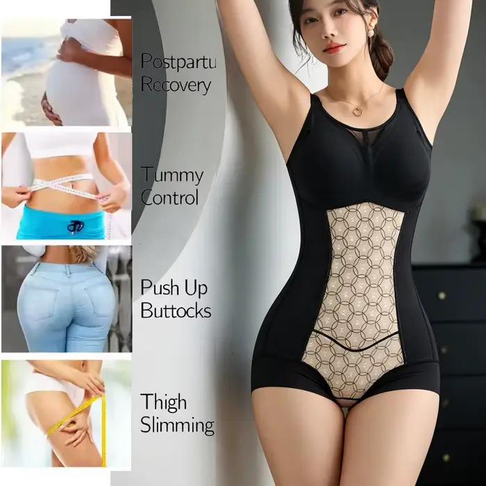Body sculptant pour femme avec soutien-gorge intégré, amincissant, pour le contrôle du ventre, la mise en valeur des hanches et la réduction de la taille