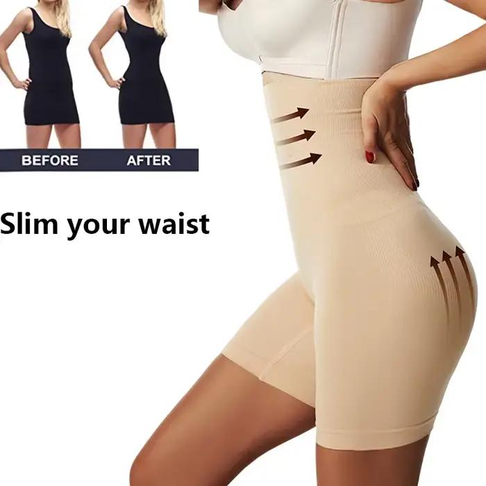 Sous-vêtements pour femmes taille haute façonnant culotte Boyshort contrôle du ventre bout à bout levage minceur Shorts Shapewear sans couture Shaper