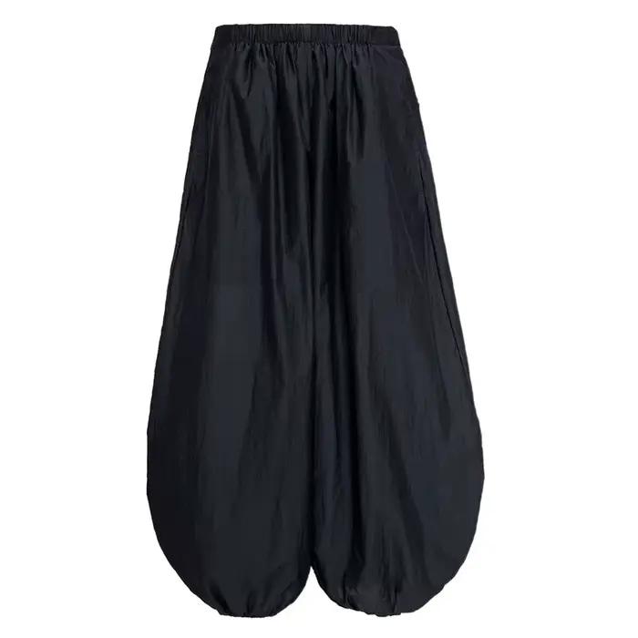 Bloomers surdimensionnés pour femmes, nouvelle mode d'été élégante, pantalon lanterne décontracté, ample, respirant, en coton, jambes larges, 2025