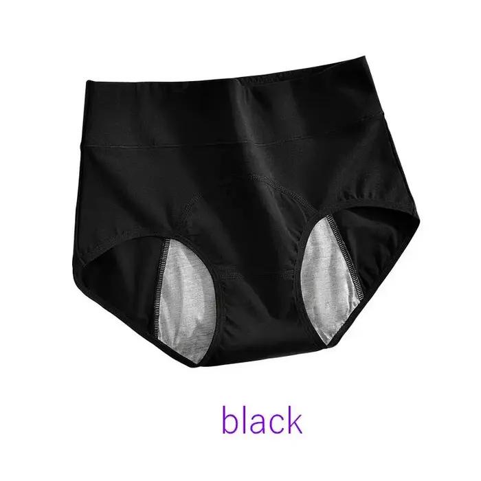 Bavlněné menstruační kalhotky s vysokým pasem, menstruační prádlo