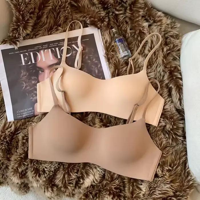 Soutien-gorge tubulaire sans couture pour petite poitrine pour femmes, soutien supérieur sans fil, Lingerie Sexy, solide, sous-vêtements intimes féminins
