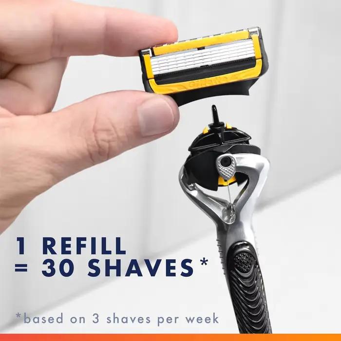 Lames de rasoir Gillette Fusion ProGlide Shield pour hommes, recharges de lames 4/8 pièces, lames PROGLIDE améliorées, lame à cinq couches