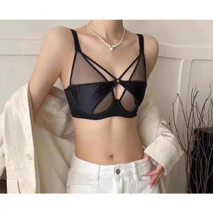 Soutien-gorge minimisateur ultra-fin en maille Pure Passion pour poitrine généreuse effet amincissant doux et confortable push-up ajustable pour femmes occasions spéciales