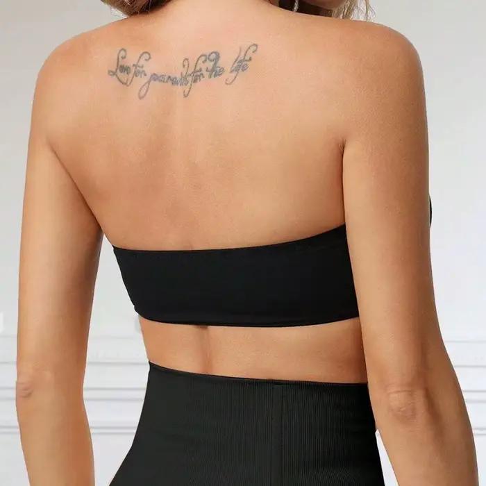 Dámská push-up bandeau podprsenka bez ramínek s předním zapínáním