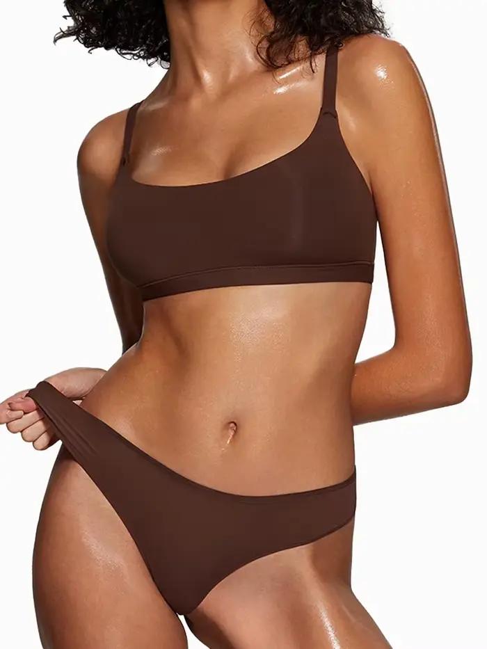 Soutien-gorge confortable et respirant pour femmes, sans anneaux en acier, léger pour l'exercice, le Yoga, sans coussinet de poitrine, le Design du centre du dos peut être porté