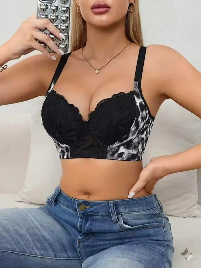 Soutien-gorge élégant en dentelle pour femme, taille européenne - confortable et respirant, avec soutien en armatures, soutien-gorge et lingerie