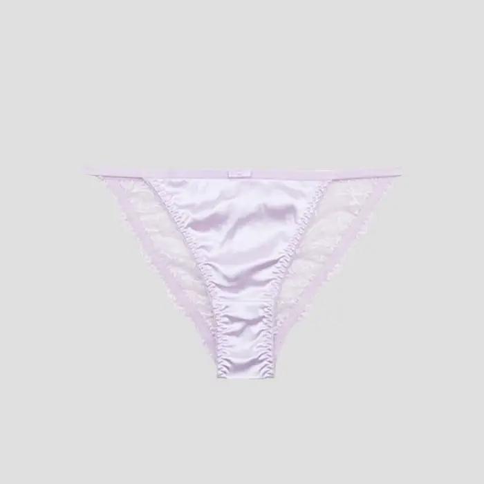 String en dentelle taille basse pour femmes, sous-vêtements sexy, pur document, entrejambe respirant, pack tongs pour adolescents
