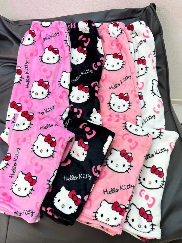 Nové Hello Kitty Pyžamové Kalhoty 2026 pro Ženy