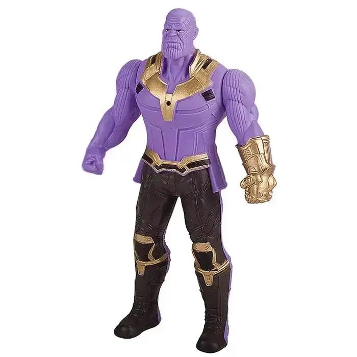17 Cm enfants jouets Marvel figurines d'anime Spiderman Hulk figurine Iron Man dessin animé enfants jouet cadeau de noël lueur poupée loisirs