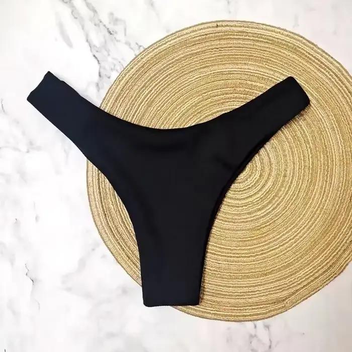 Offre spéciale maillot de bain string bas maillots de bain femmes Bikini bas femme maillots de bain culotte nouveau maillot de bain Tanga