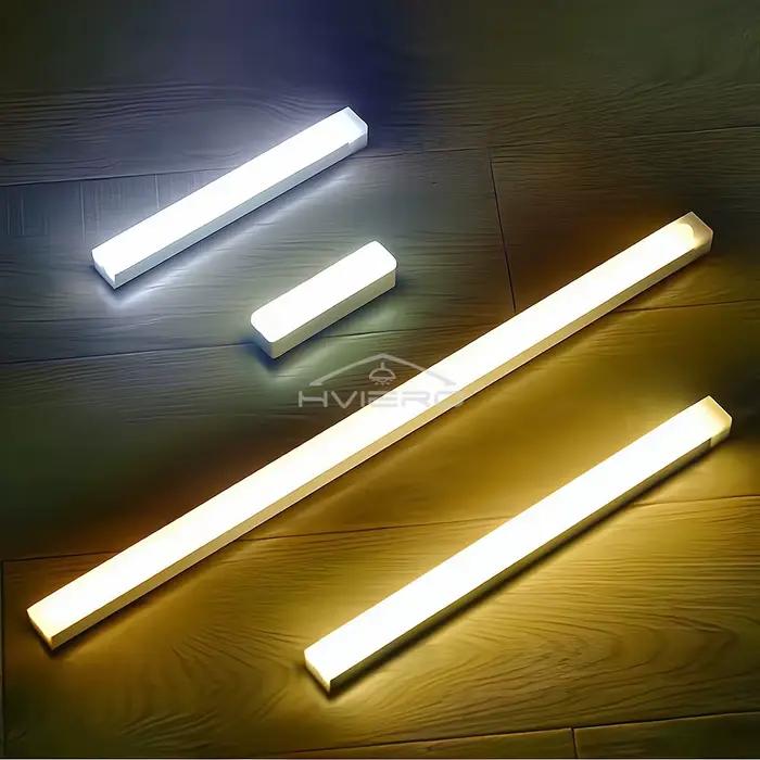 Veilleuses LED sans fil avec détecteur de mouvement, lampe aste par USB, ampoule magnétique pour armoire, chambre, Cisco, cuisine, allée, détecteur de tube