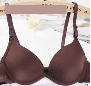 Soutien-gorge push up pour femmes, couleur Beige, poitrine, soutien-gorge, tasse fine, joli, sexy, petite poitrine, sexy