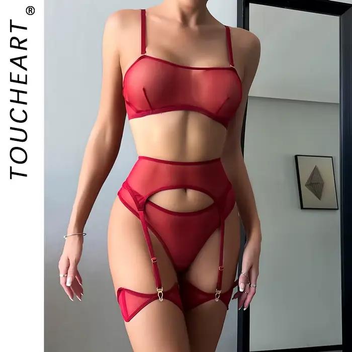 Lingerie sexuelle pour femmes, soutiens-gorge, soutiens-gorge, lingerie sexy, sous-vêtements féminins, ensemble corselet, 7.0