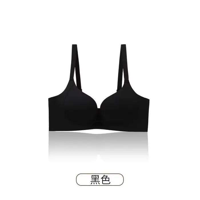 Soutien-gorge push-up rouge pour femme, petite poitrine, liftant, anti-affaissement, sans armatures, confortable, lingerie de mariée, cadeau de Nouvel An