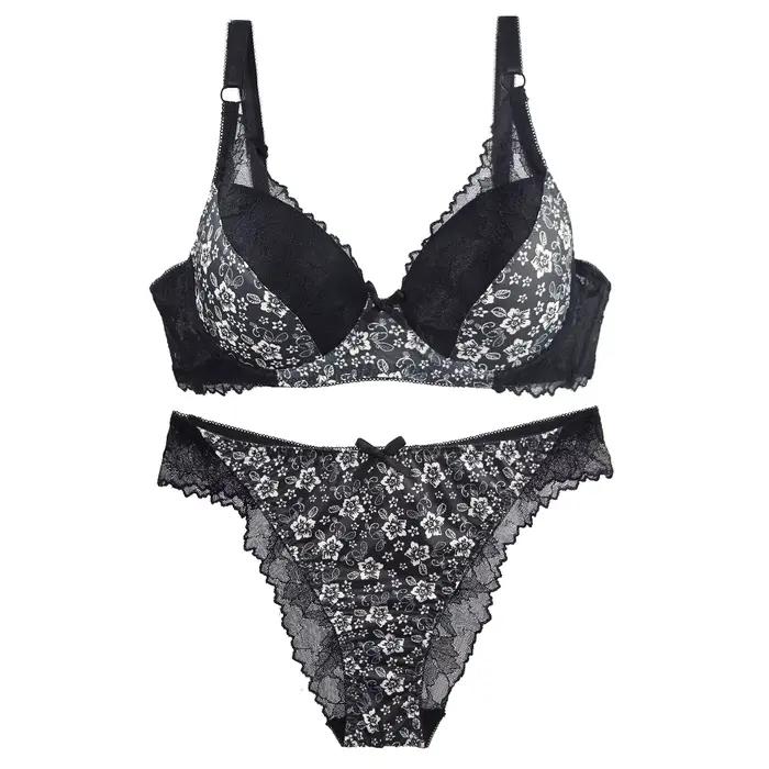2024 nouveau 34/75 36/80 38/85 40/90 42/95 44/100 BCDE ensemble de soutiens-gorge blanc bordeaux Beige noir vert bleu Push Up sous-vêtements pour femmes