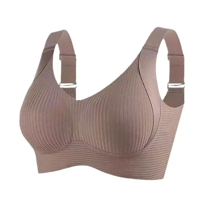 Soutien-gorge minimisant grande taille M-8XL, couvrance complète, anti-affaissement, lissage latéral, sans armatures, soutien sans couture, bande large, respirant, usage quotidien