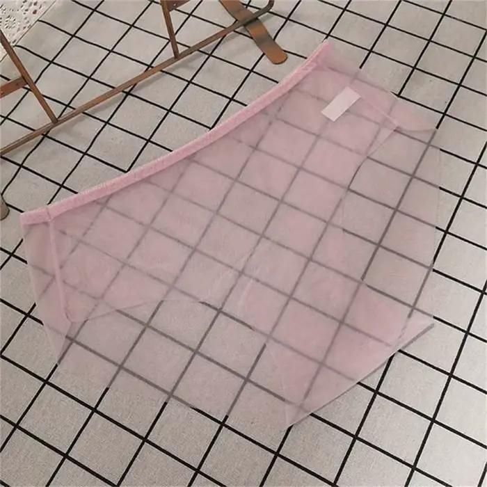 Culottes en maille souple pour femmes, 3 pièces, Lingerie érotique Sexy, slips transparents, sous-vêtements féminins