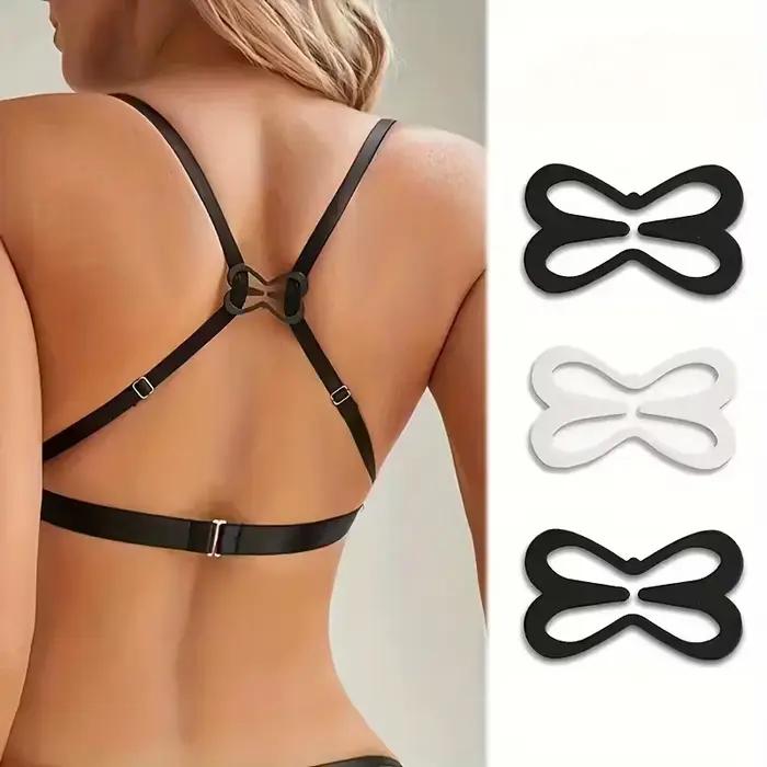 Clips de convertisseur de sangle de soutien-gorge, 3 pièces, cachés, de levage, antidérapants pour la réglage de la sangle, accessoire minimaliste discret
