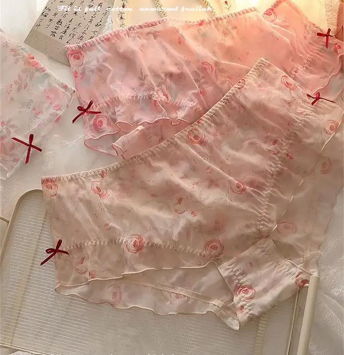 Nouveau Vintage calzones para mujer aristocratique sexy culotte grande taille ropa intérieur femenina lingerie Lolita sous-vêtements en dentelle femmes