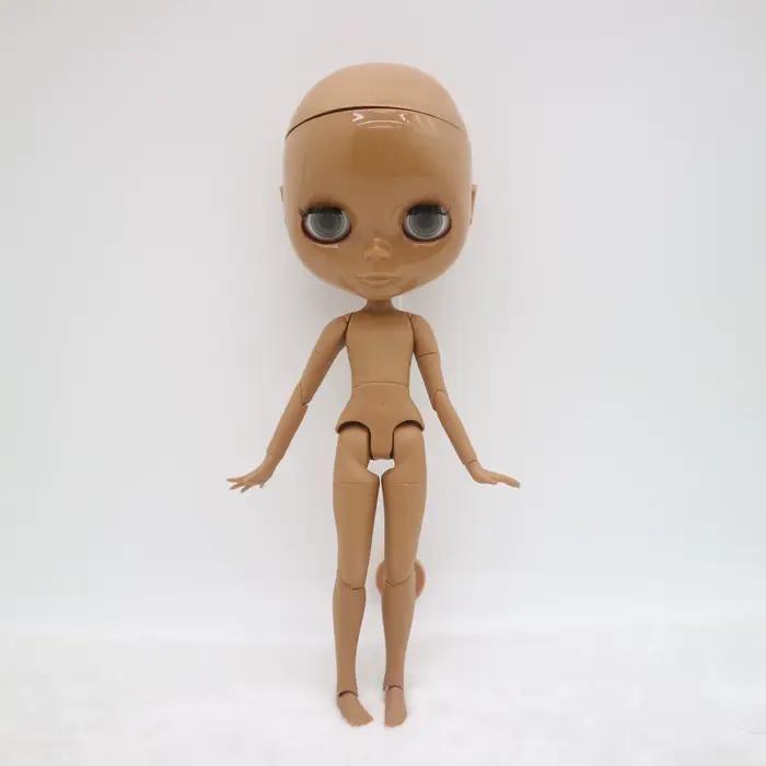 Corps articulé BJD poupée blyth nue, sans cheveux chauves sans maquillage corps de garçon